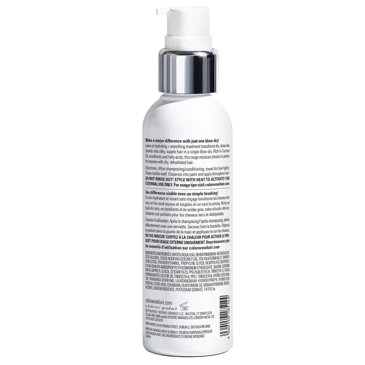 COLOR WOW Dream Cocktail Coconut Infused Leave-in Treatment – Silky, Supple, Frizz-Free Hair | Blow Dry Boost + Heat Protectant