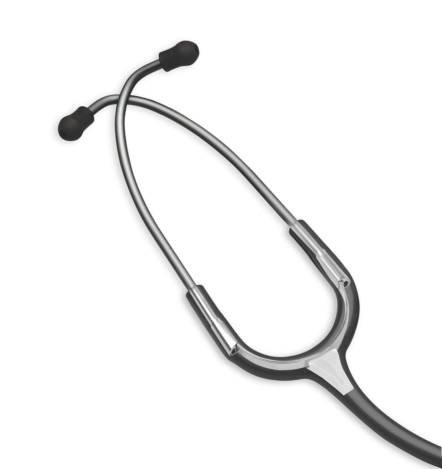 ADC - 619SM Adscope Lite 619 Ultra Lightweight Clinician Stethoscope with Tunable AFD Technology, Smoke Finish with Metallic Gray Tubing