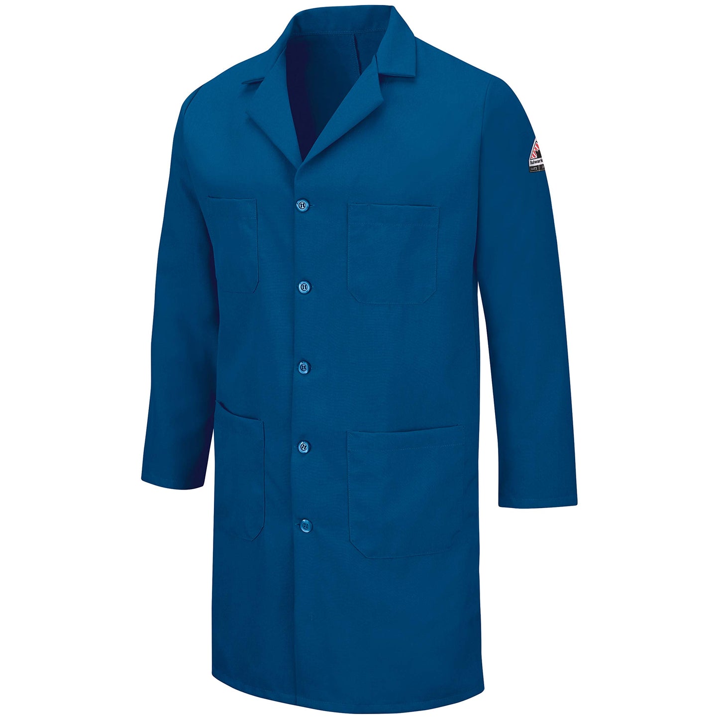 Bulwark Flame Resistant 6 oz Nomex IIIA Lapel Collar Lab Coat