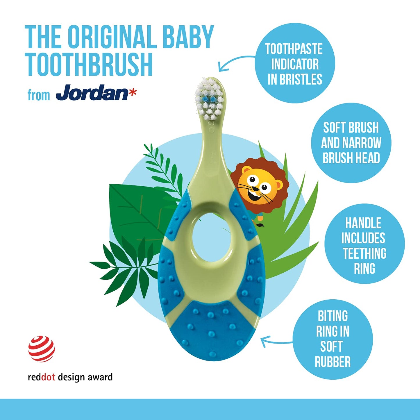 Jordan 0-2 Years Old Toothbrush Supple - Random Colors