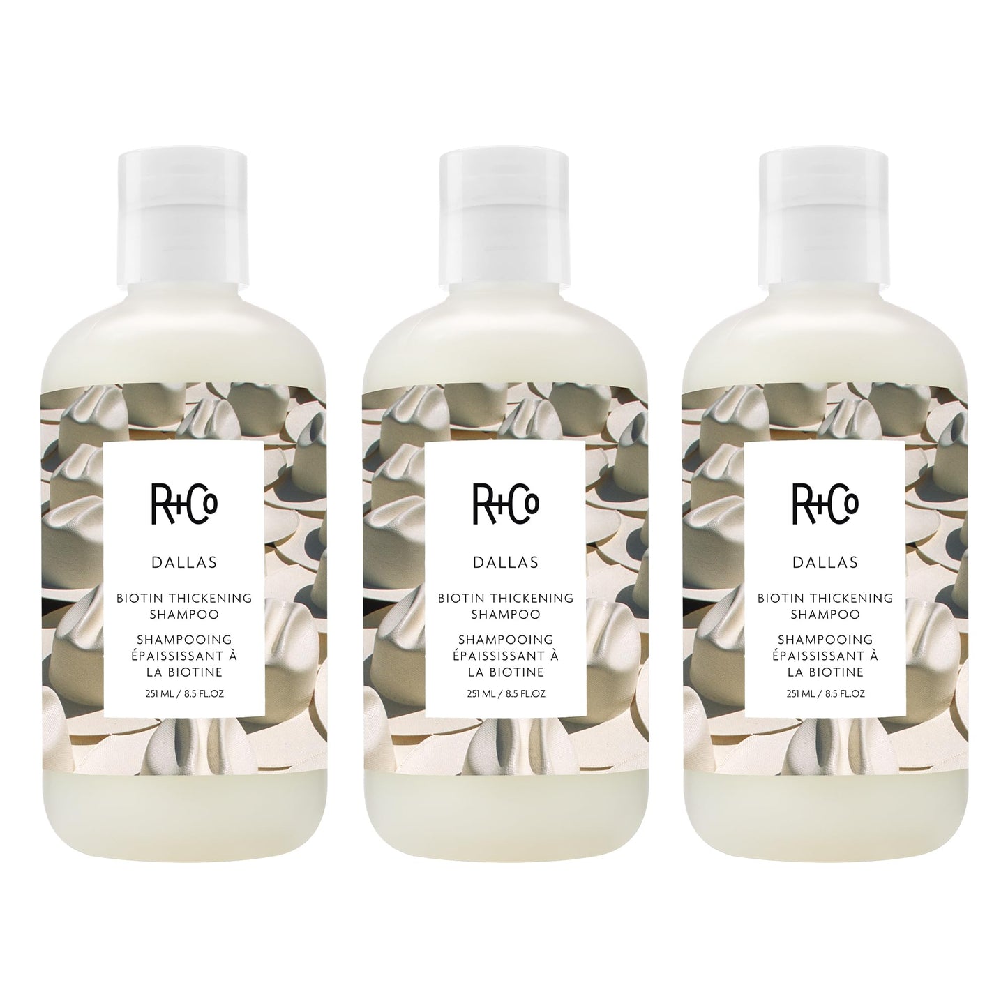 R+Co DALLAS Biotin Thickening Shampoo – Volumizing & Strengthening Hair Cleanser, All Hair Types