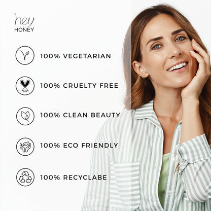 Hey Honey Skincare Relax - Instant Rosacea Relief Cream for Sensitive Skin | Calming Face Moisturizer for Facial Redness & Irritation | Dermatologist Tested, Oil-Free with Honey & Propolis | 2.2 Oz