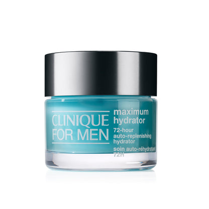Clinique For Men Maximum Hydrator 72-Hour Auto-Replenishing Oil Free Hydrating Face Moisturizer With Hyaluronic Acid + Aloe Vera, 1.7 Ounce