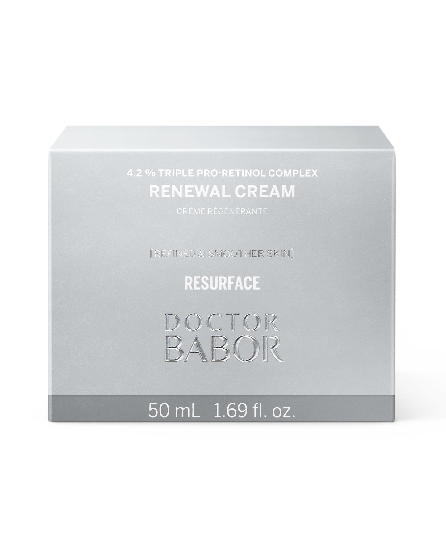 BABOR Renewal Cream with Retinol & Hydrating Complex – Anti-Aging Face Moisturizer for Firmer, Smoother Skin & Luminous Tone, Vegan Clean Formula Made in Germany, Hydrating Day & Night Cream