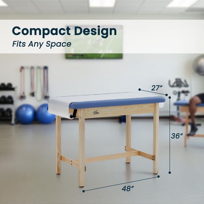 Axis H-Brace Athletic Recovery Treatment Taping Table, 380 lbs. Weight Capacity (Paper Roll Holder and Cutter Sold Seperately)