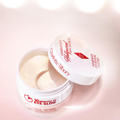 Charlotte Tilbury Hollywood Skin Secrets Under Eye Patches - Radiance-Boosting Lift Effect Eye Patches for Puffy Eyes & Dark Circles - Infused with Non-Slip & Non-Drip Cooling Hydrogel Cushion