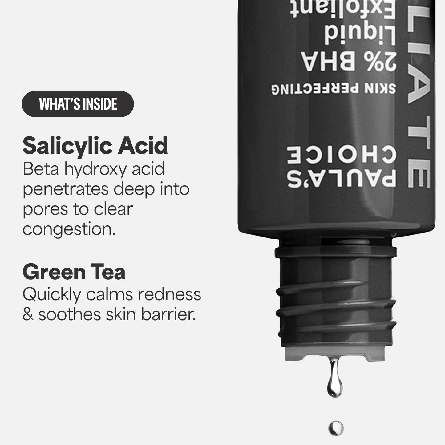 Paula's Choice SKIN PERFECTING 2% BHA Liquid Exfoliant with Salicylic Acid, Facial Polish for Enlarged Pores, Wrinkles & Fine Lines, Suitable for Blackhead-Prone Skin, Fragrance-Free