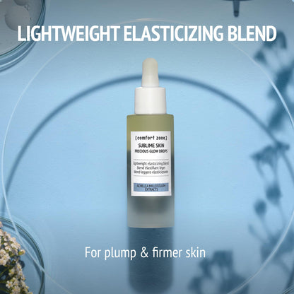 Sublime Skin Precious Glow Drops, Illuminating Face Oil Serum, Nourishes, Elasticizing, Radiance, Biomimetic Texture, Clean Beauty, Natural Ingredients, Baobab Oil, 1.01 Fl Oz