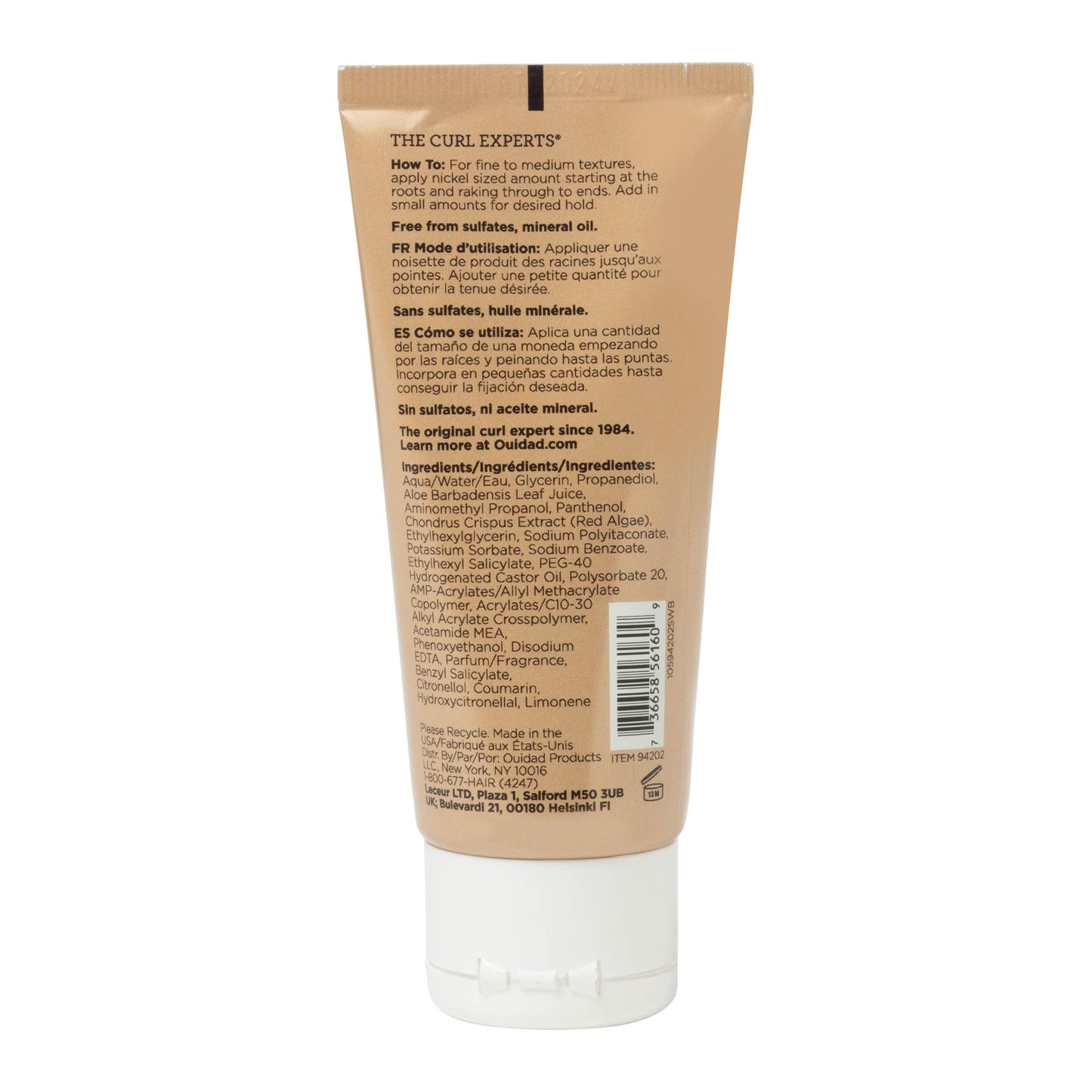 Ouidad Curl Shaper Out Of Thin (H) Air Volumizing Jelly Hair Styling Gel – Lightweight Curl Enhancer for Loose Curls & Waves, Soft Hold with No Crunch, Sulfate-Free & Mineral Oil Free