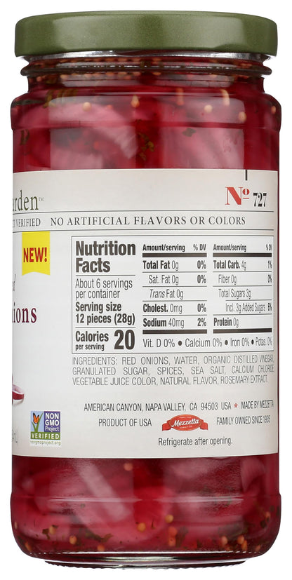 Jeff'S Garden, Onions Red Pickled, 12 Fl Oz
