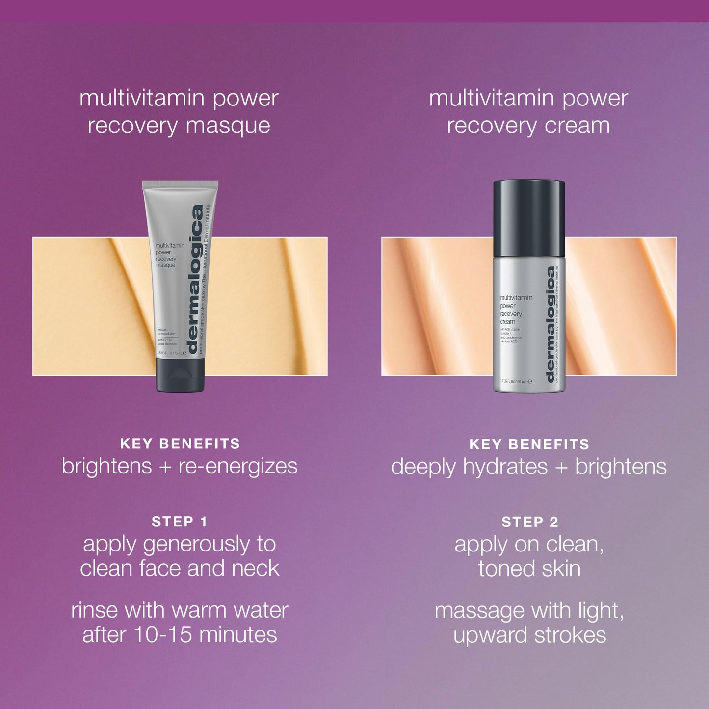 Dermalogica Stressed Skin Recovery System Skin Care Kit, Includes Face Mask and Facial Cream Full Size - Improve Dryness, Fine Lines, and Dullness