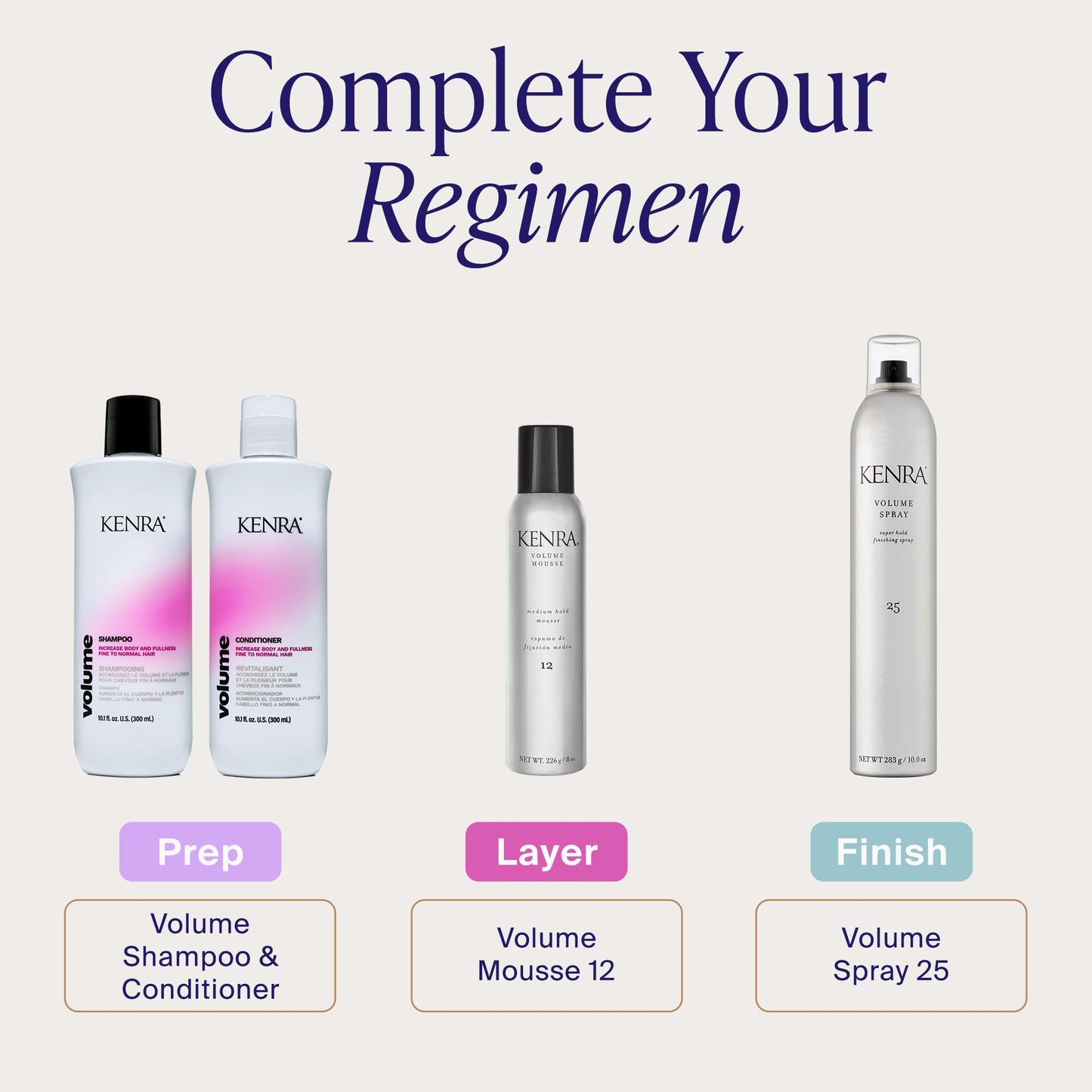 Professional Volume Mousse 12 | Firm Hold Mousse | Alcohol Free | Non-drying, Non-flaking Lightweight Formula | Tames Frizz & Conditions | Thermal Protection up to 45F | All Hair Types