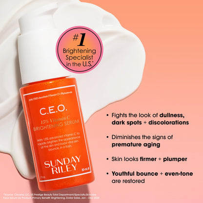 Sunday Riley C.E.O. 15% Vitamin C Brightening Serum