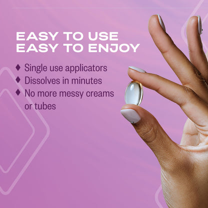 K-Y Liquibeads Silicone-Based Formula 6 Bead Inserts and 6 Applicators Vaginal Moisturizer & Lube for More Comfortable Sex For Men, Women and Couples (3 Pack)