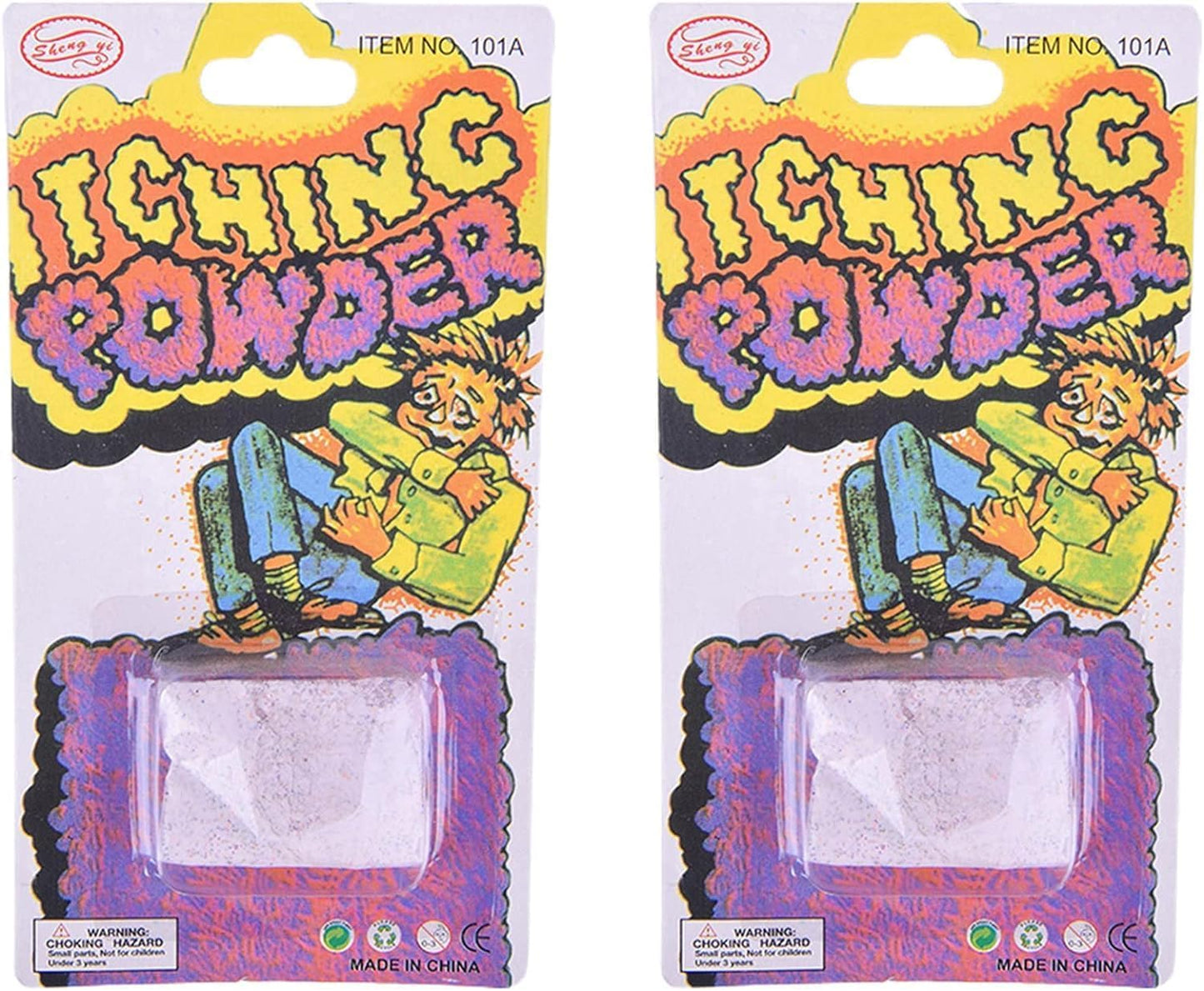 2Pcs Purple Helpful Funny Powder Safe Broken Glass Itching Powder Feminine Powders Ength of Product is 14cm and the Width is 7.5cm Easy to Carry Feminine Care