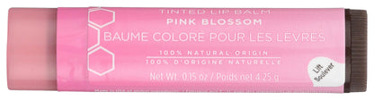 Burts Bees 100% Natural Tinted Lip Balm, Pink Blossom with Shea Butter & Botanical Waxes 1 Tube