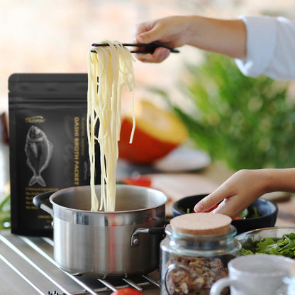 TALCUFON Dashi Stock (Dashi Broth, Dashi Packet), Umami Dashi Soup Stock, Use 6 Carefully Selected Natural Ingredients, Made in Japan, 8g×15 packets