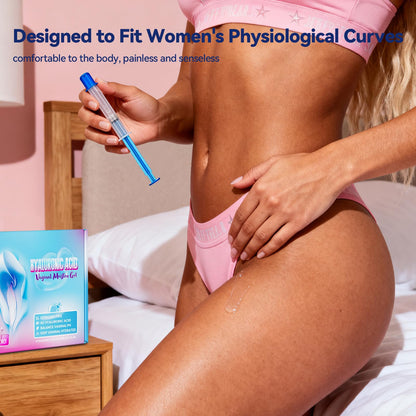 Vaginal Moisturizer, Moisturizing Vaginal Gel with 14mg Hyaluronic Acid-Natural, Gentle Hydration, Hormone-Free Gel for Dryness Relief & pH Balance (12pack)