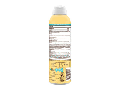 Babo Botanicals Super Shield Mineral Sunscreen Spray SPF 50 - Natural Zinc Oxide & Titanium Dioxide - Extra Sensitive Skin - Water Resistant - Vegan - Fragrance-Free - Air-Powered Spray - For all ages