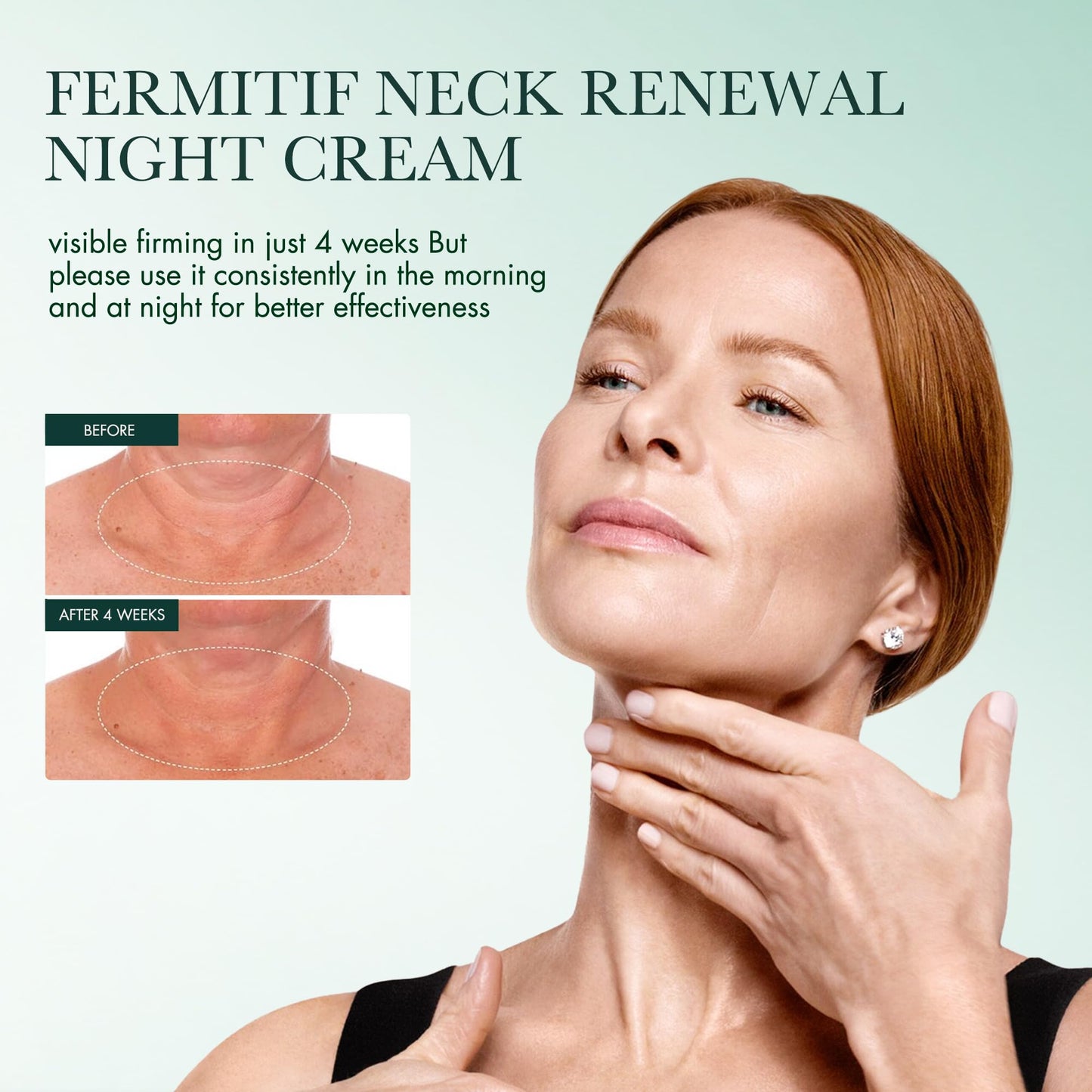 RéVive Neck Firming Cream - Fermitif Neck Renewal Night Cream - Enriched with Signature Bio-Renewal Peptides to Firm & Lift Skin On the Neck and Décolletage (75ml)