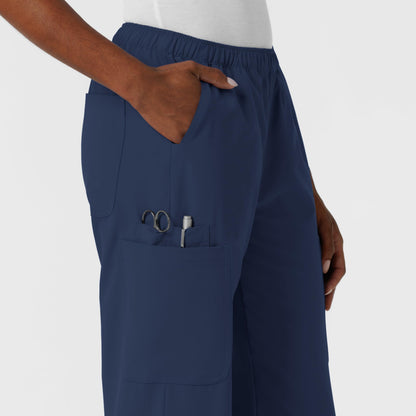 Wink NURTUR Scrubs for Women, Straight Leg Cargo Scrub Pant - Navy, XL