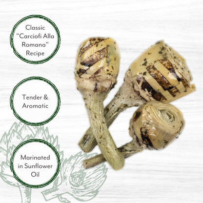Roland Foods Grilled Roman Style Artichoke Hearts Marinated in Oil, Specialty Imported Food, 67 Ounce, Pack of 1