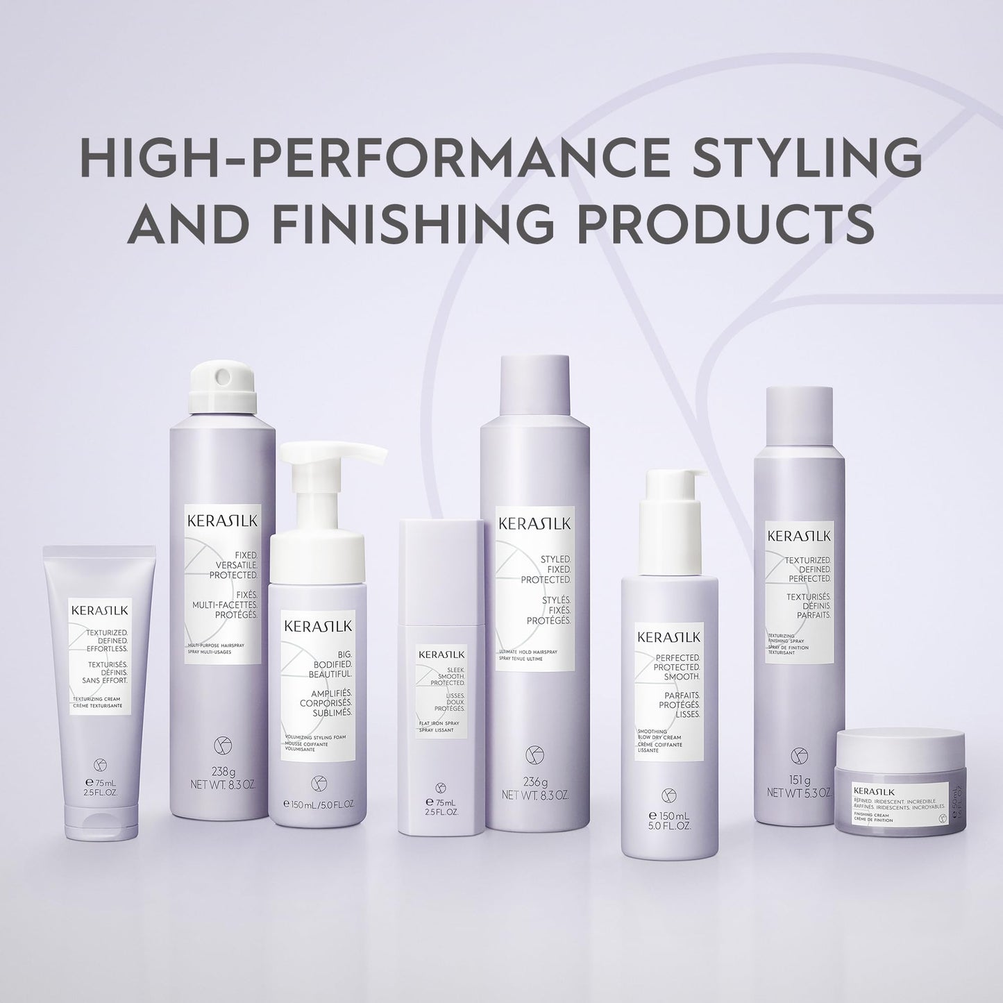 Kerasilk Ultimate Hold Hairspray for Ultra-Strong Hold & Shine, Vegan and Sulfate-Free, 75 ml