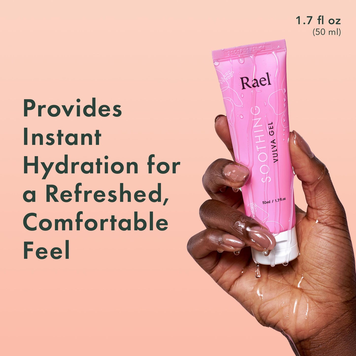 Rael Vaginal Moisturizer, Soothing Vulva Gel, Intimate Care for Women (1.7 Fl Oz, Pack of 2)
