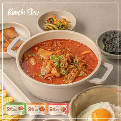 YOPOKKI Korean Canned fermented Kimchi napa Cabbage (4 EA, Original taste)