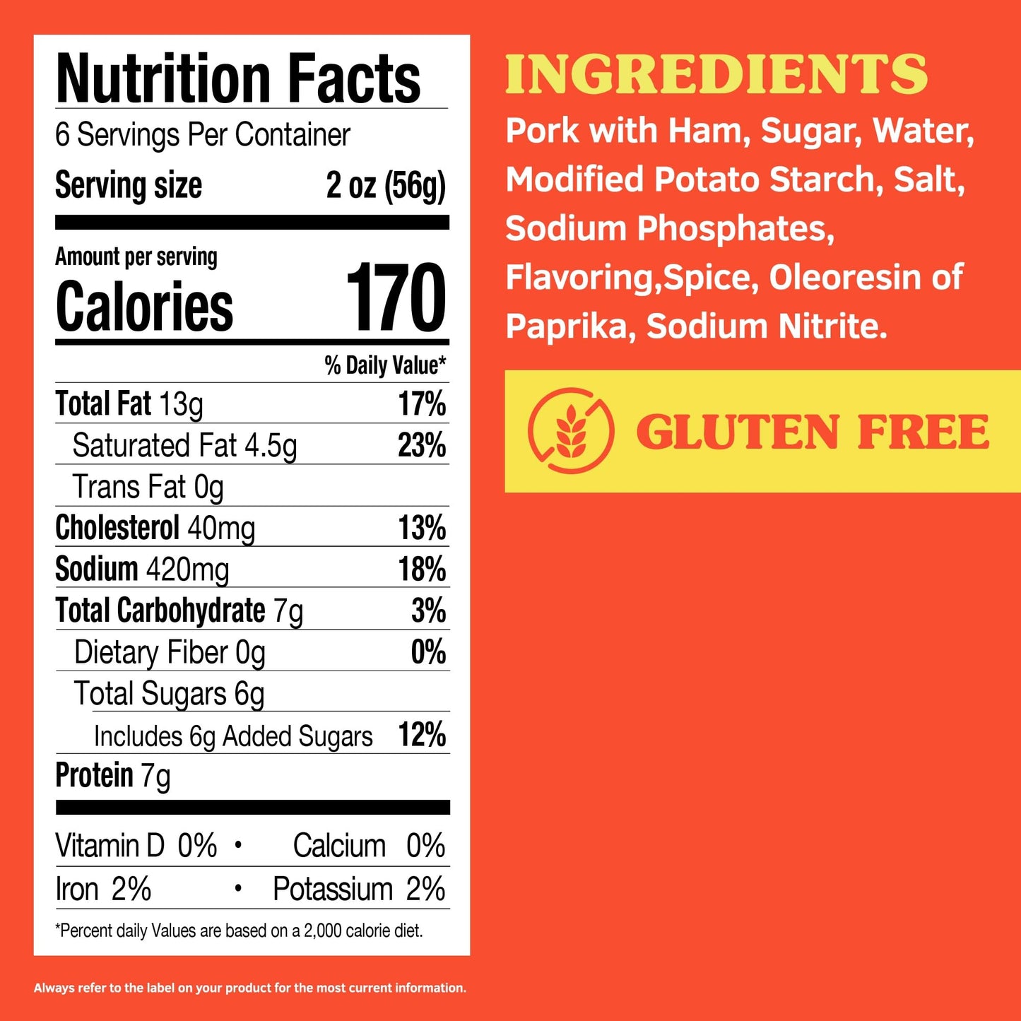 SPAM with Tocino Seasoning, 7 Grams of Protein Per Serving, 12 oz Can (12 Pack)