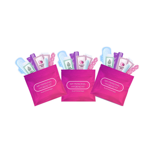 Portable Period Kit: Essential Period Pouch for Teen Girls in School, Travel, and Daily Use - Ideal for Parents, Schools, Churches, Businesses, and Homeless Outreach - Pink (Menstrual Kit, 3)