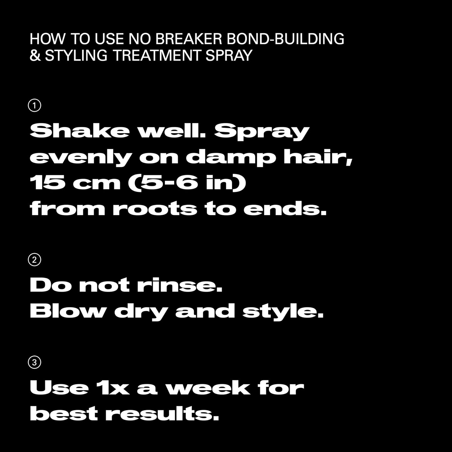 Sebastian Professional No Breaker Styling Treatment Spray | Leave-In Treatment | Repair Damage & Breakage for Stronger Hair | 3.38 fl oz | Packaging May Vary