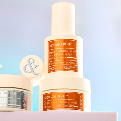 The Sicilian Light Day Dreamer with Retinoid, Vitamin C and Truffle Complex Serum and Cream Duo