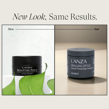 L'ANZA Healing Style Sculpting Paste with Strong Hold Effect, Sculpts & Defines Hair While Styling, With Advanced Control Technology and Natural Ingredients, Suitable for All Hair Types (3.4 Fl Oz)