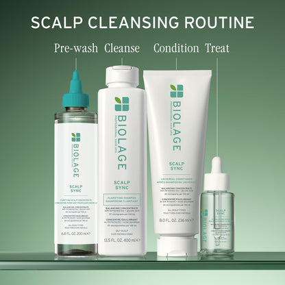 Biolage Scalp Sync Clarifying Shampoo - Residue & Buildup Remover, For Oily Scalp