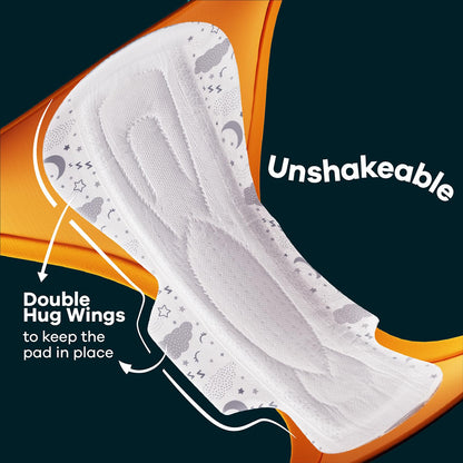 Whisper Ultra Nights Sanitary Pads XXXL Wings 10 Pieces Pack