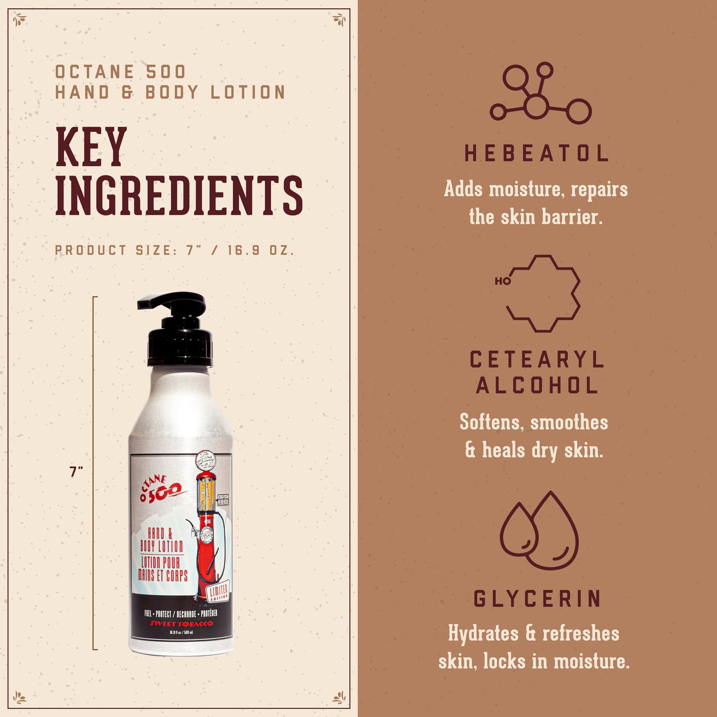 18.21 Man Made Octane Series Moisturizing Lotion