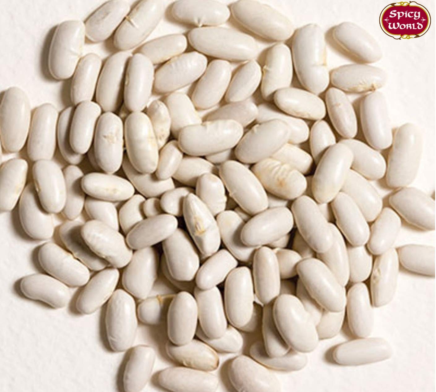 Spicy World Cannelini Beans 4 LB - From Italy - Dried White Medium Sized Kidney Beans (Cannellini)