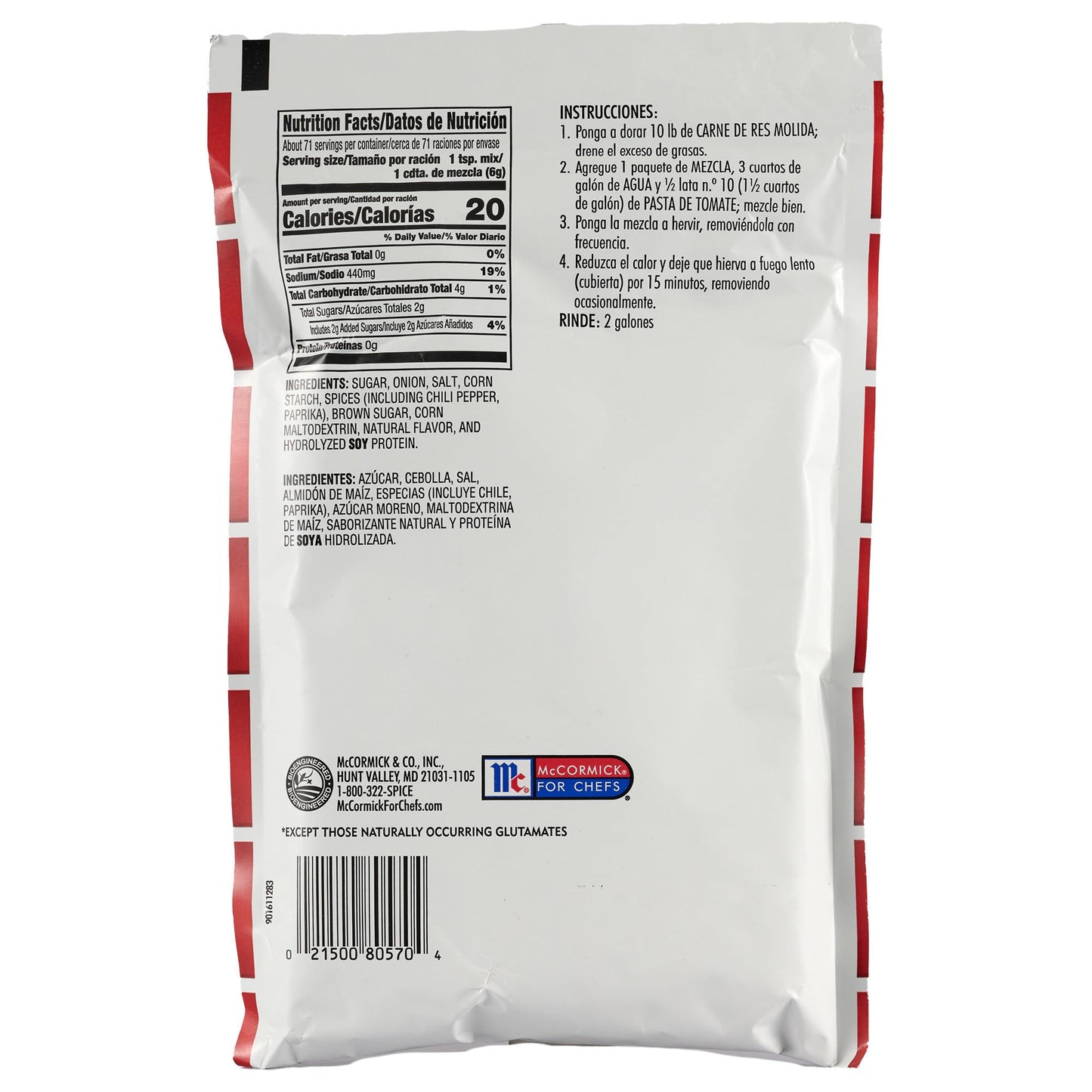 Lawry's Sloppy Joe Seasoning Mix, 15 oz - One 15 Ounce Package of Sloppy Joes Mix, Made with Premium Blend of Spices, Perfect in Sloppy Joes or to Flavor Stuffed Peppers and More