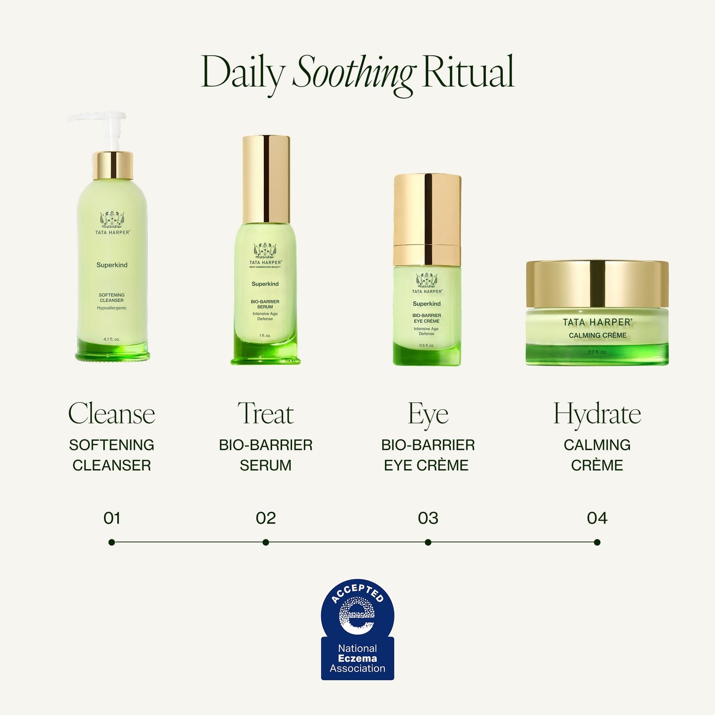 Tata Harper Calming Crème, Soothing Moisturizer for Eczema & Sensitive Skin, 50ml