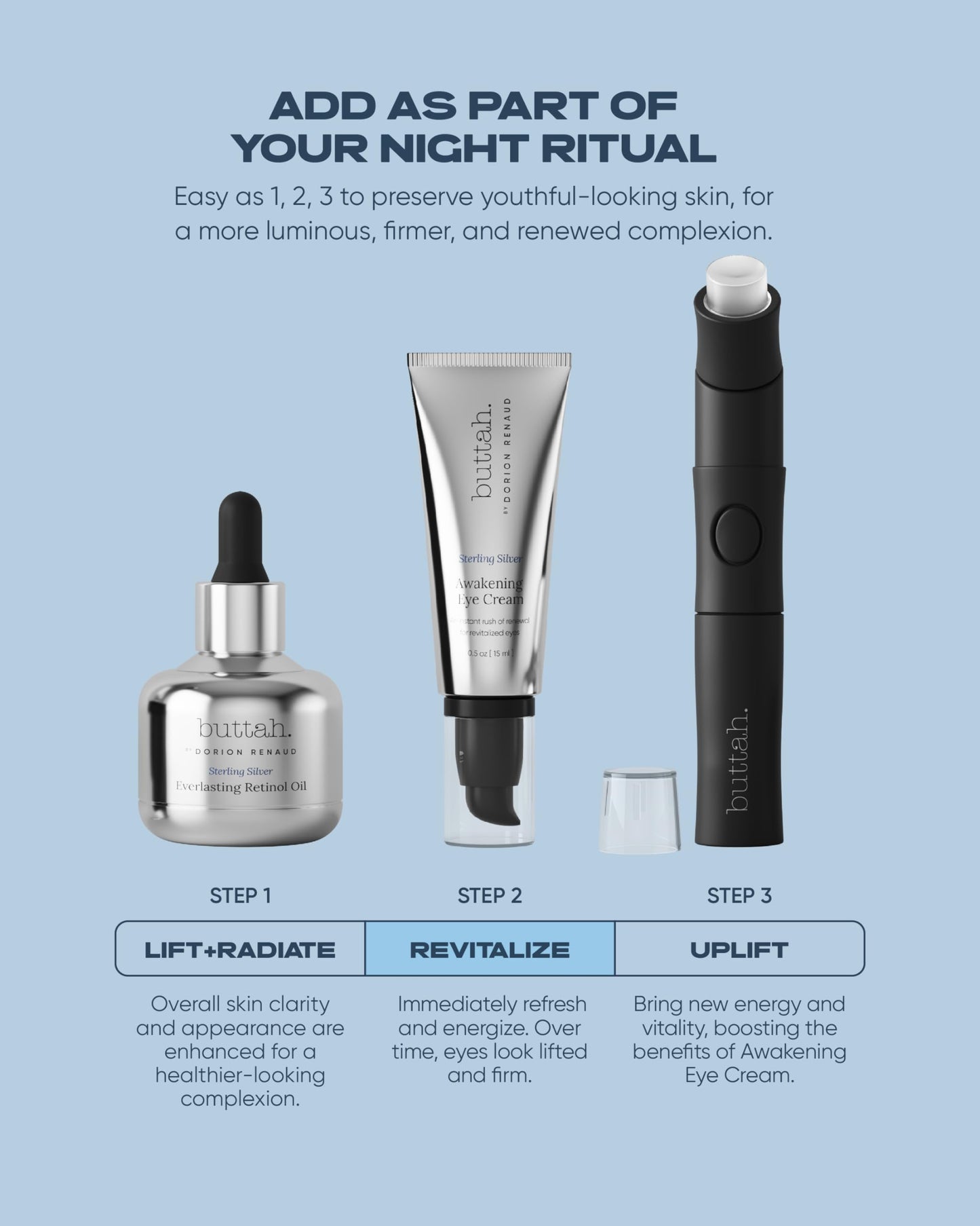 Buttah Skin Awakening Eye Cream for Dark Circles and Puffiness - Anti Aging Eye Care Cream - Eye Cream For Wrinkles - Nourishing and Hydrating Under Eye Treatment with Natural Ingredients