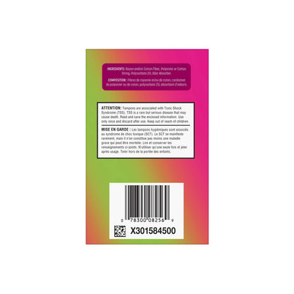 Playtex Sport Odor Shield Tampons, Regular Absorbency, Unscented - 32ct (Pack of 2)