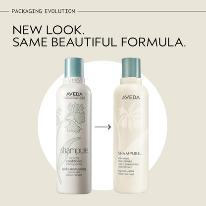 Aveda Shampure Nurturing Conditioner for Fine to Medium Hair | Lightweight Formula Detangles and Adds Shine | Calming Aroma of Lavender & Ylang Ylang | 98% Naturally Derived*