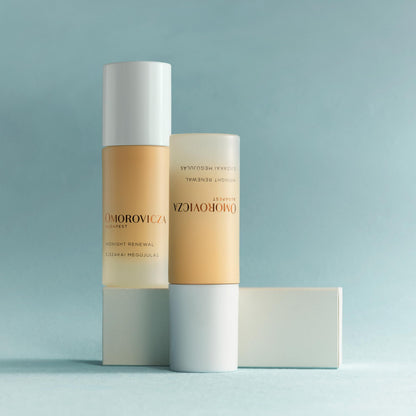 Omorovicza Midnight Renewal Serum (1.0 oz), Retinal Night Repair Formula, Polyglutamic Acid Hydrating & Plumping Serum, Overnight Anti-Aging Skincare for Texture, Fine Lines & Wrinkles