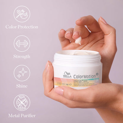 Wella Professionals ColorMotion+ Structure+ Bonding Mask | Intense Deep Conditioning Treatment