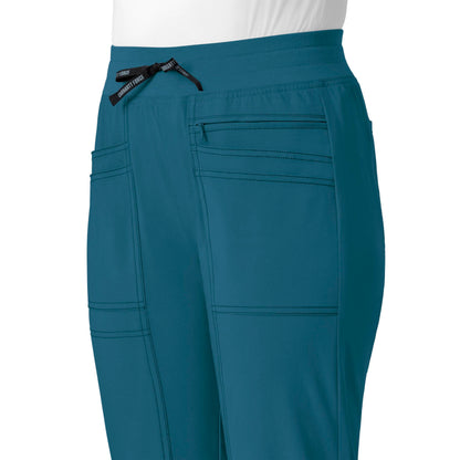 Carhartt Cross-Flex Scrubs for Women, Slim Leg Scrub Pant - Caribbean Blue, XS Petite