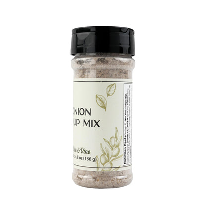 Olive & Vine Onion Soup Mix, Savory Flavor, For Soups & Dips, Rich Tradition, Authentic Taste, For Global Recipes (4.8 Ounce)
