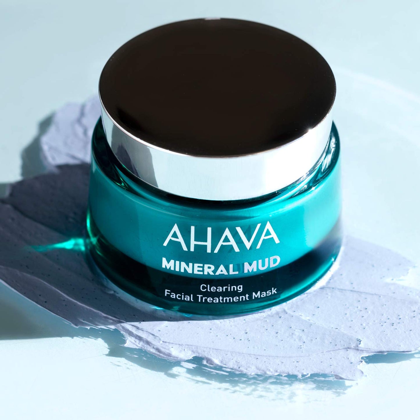 AHAVA Mineral Mud Clearing Facial Treatment Mask - Rich Mud Mask to Clear Pores & Reduce Blemishes, Nourishes & Refreshes, Revitalizes Complexion, with Osmoter, Dead Sea Mud & Jojoba, 1.7 Fl.Oz