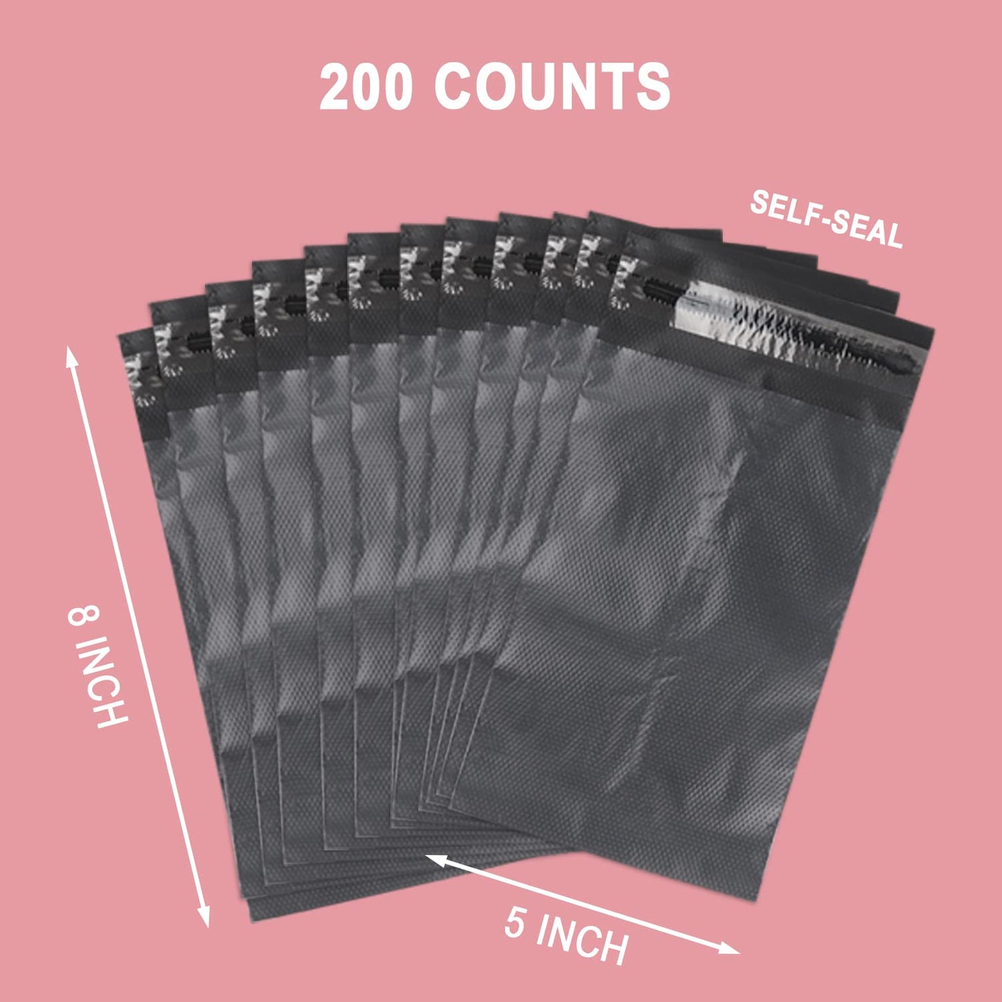 Sanitary Napkin Disposal Bags, Feminine Personal Disposal Bags, 200pcs Grey Opaque Bags and 2pcs Pink Sanitary Napkin Storage Bags for Sanitary Disposal, Tampons, Pads, and Liners