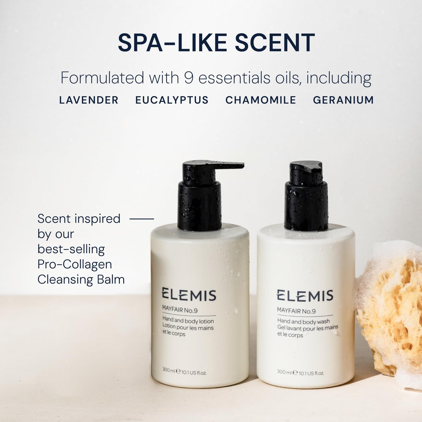 ELEMIS Mayfair No.9 Hand & Body Lotion, Lightweight Formula Hydrates, Softens, and Moisturizes Skin with Sustainable Shea Butter and Borage Oil